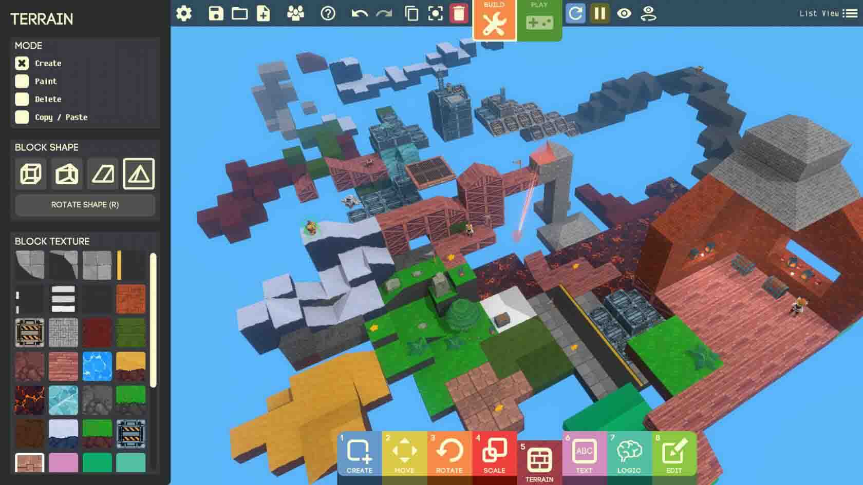 Создай свою 3D игру без навыков программирования в Game Builder
